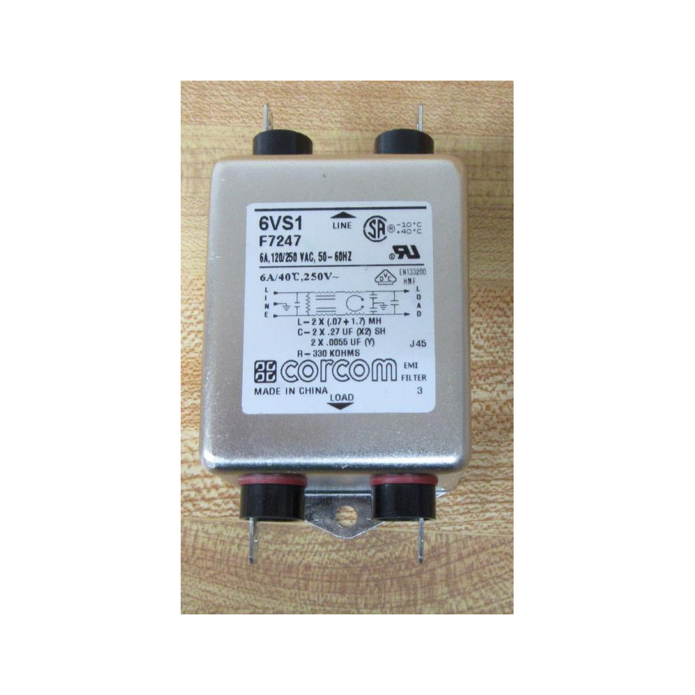 Corcom 6VS1 Power Line Filter - New No Box Corcom 6VS1 Power Line Filter - New No Box