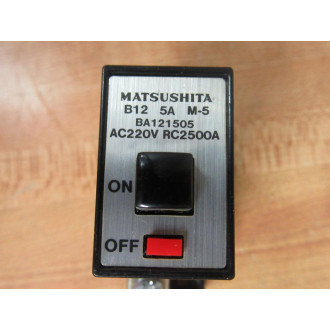 Matsushita BA121505 5A Circuit Breaker (Pack of 2) - Used