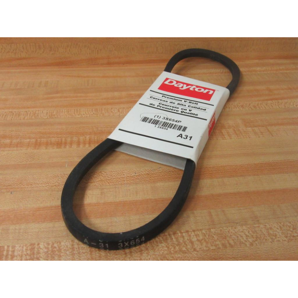 Dayton 3X654P A-31 V-Belt 3X654 Dayton 3X654P A-31 V-Belt 3X654