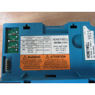 Honeywell RM7895A-1014 Burner Controller RM7895A1014 97-4861K Rev C - Used