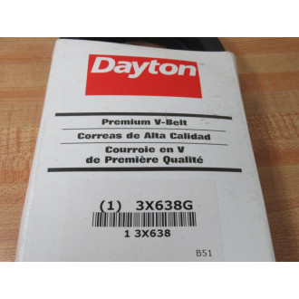 Dayton 3X638G B-51 V-Belt 3X638