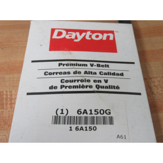 Dayton 6A150G A-61 V-Belt 6A150 Dayton 6A150G A-61 V-Belt 6A150