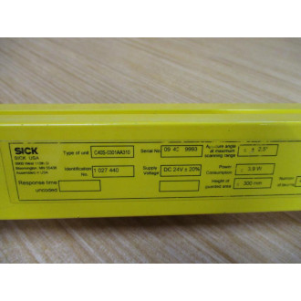 Sick C40S-0301AA310 C4000 Eco Light Curtain Sender 1027440 - Used