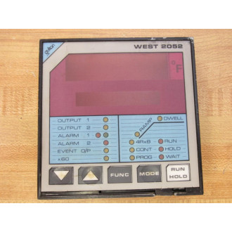 Gulton WEST 2052 Temp.Controller Front Display Panel Front Panel Only - Used
