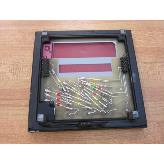 Gulton WEST 2052 Temp.Controller Front Display Panel Front Panel Only - Used