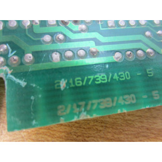 2-10-738-430-5 Circuit Board 430-18 - Used
