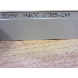 Siemens 6ES5925-3SA11 SIMATIC S5 CPU 6ES59253SA11 - Used