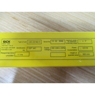 Sick C40E-0301AN310 C4000 Eco Light Curtain Receiver 1027441 - Used