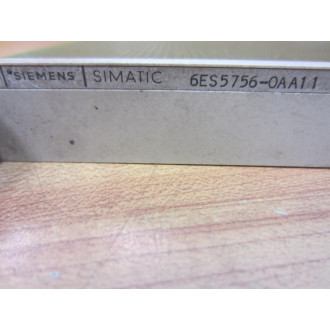 Siemens 6ES5756-0AA11 Circuit Board 6ES57560AA11 - Used