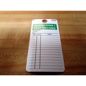 Electromark 34022T InspectionTest Record Tag Kit 5521-C (Pack of 25)