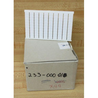Entrelec 0233000010 Terminal Marker (Pack of 44)