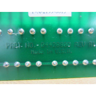 Measurex 054289-00 FC Termination Board 05428900 - Used