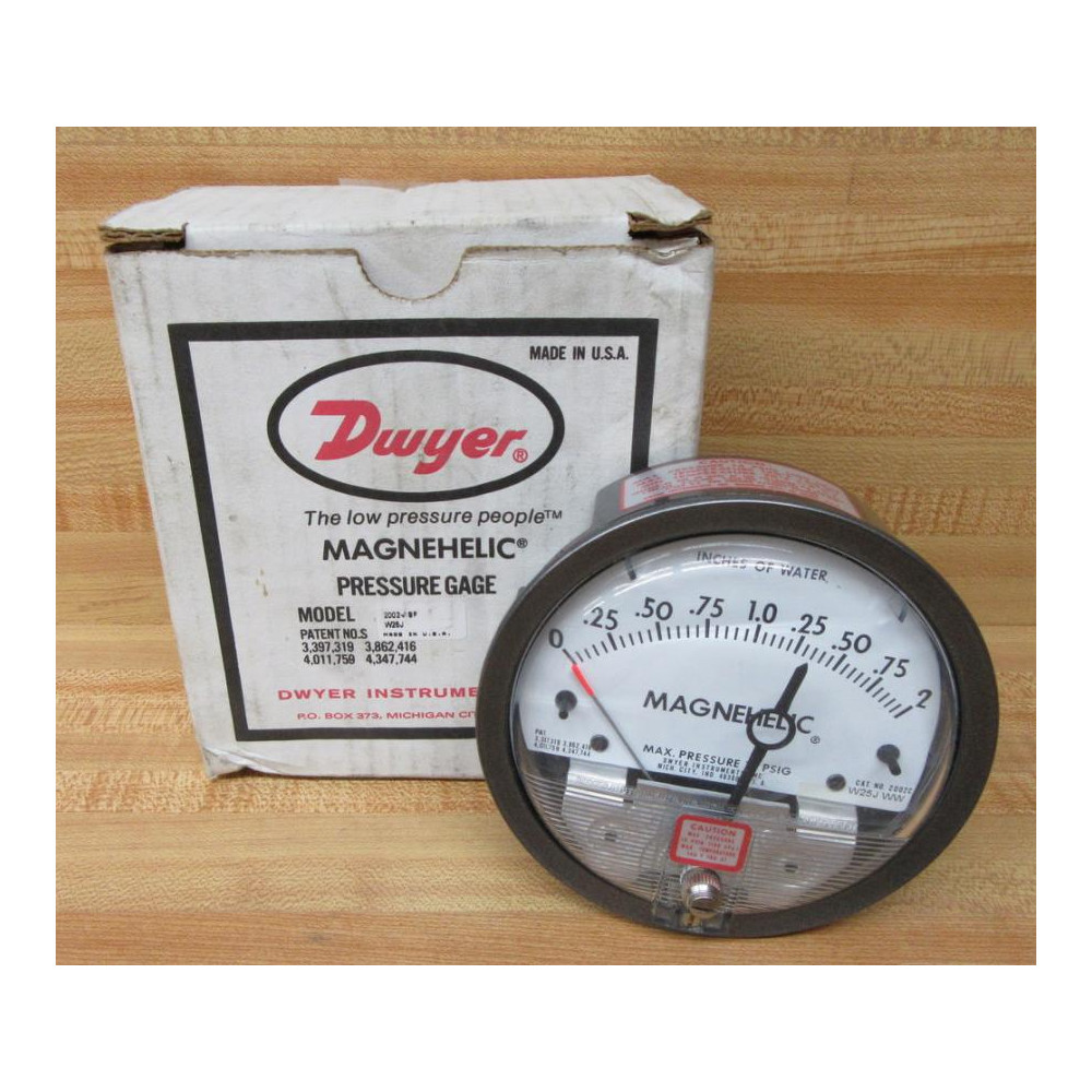 Dwyer 2002-SP Magnehelic Gauge 2002SP Dwyer 2002-SP Magnehelic Gauge 2002SP
