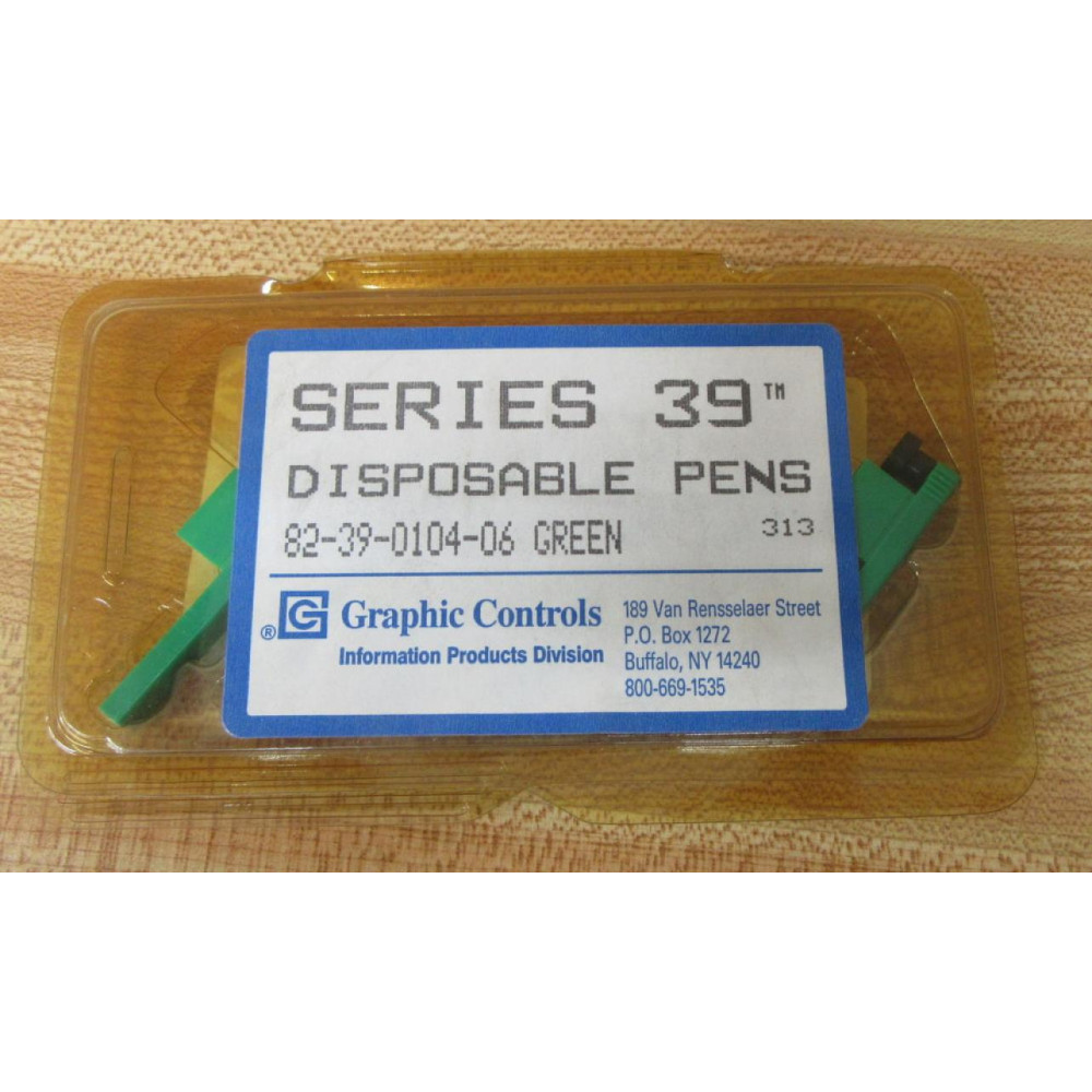 Graphic Controls 82-39-0104-06 Disposable Pens 8239010406 (Pack of 6) Graphic Controls 82-39-0104-06 Disposable Pens 8239010406 (Pack of 6)