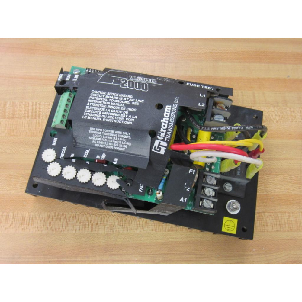 Graham 176B6010 VariSpeed A2000 Drive - Used Graham 176B6010 VariSpeed A2000 Drive - Used