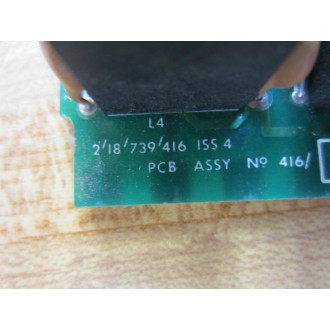 Gulton 2-18-739-416 Power Supply Board 218739416 - Used
