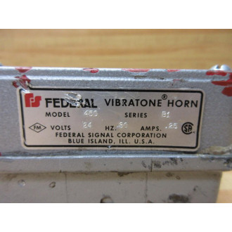 Federal Signal 450-024 Vibratone Horn 450 Series B1 - Used