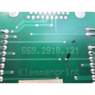 Klemmenprint 559.2910.121 Circuit Board 5592910121 - Used