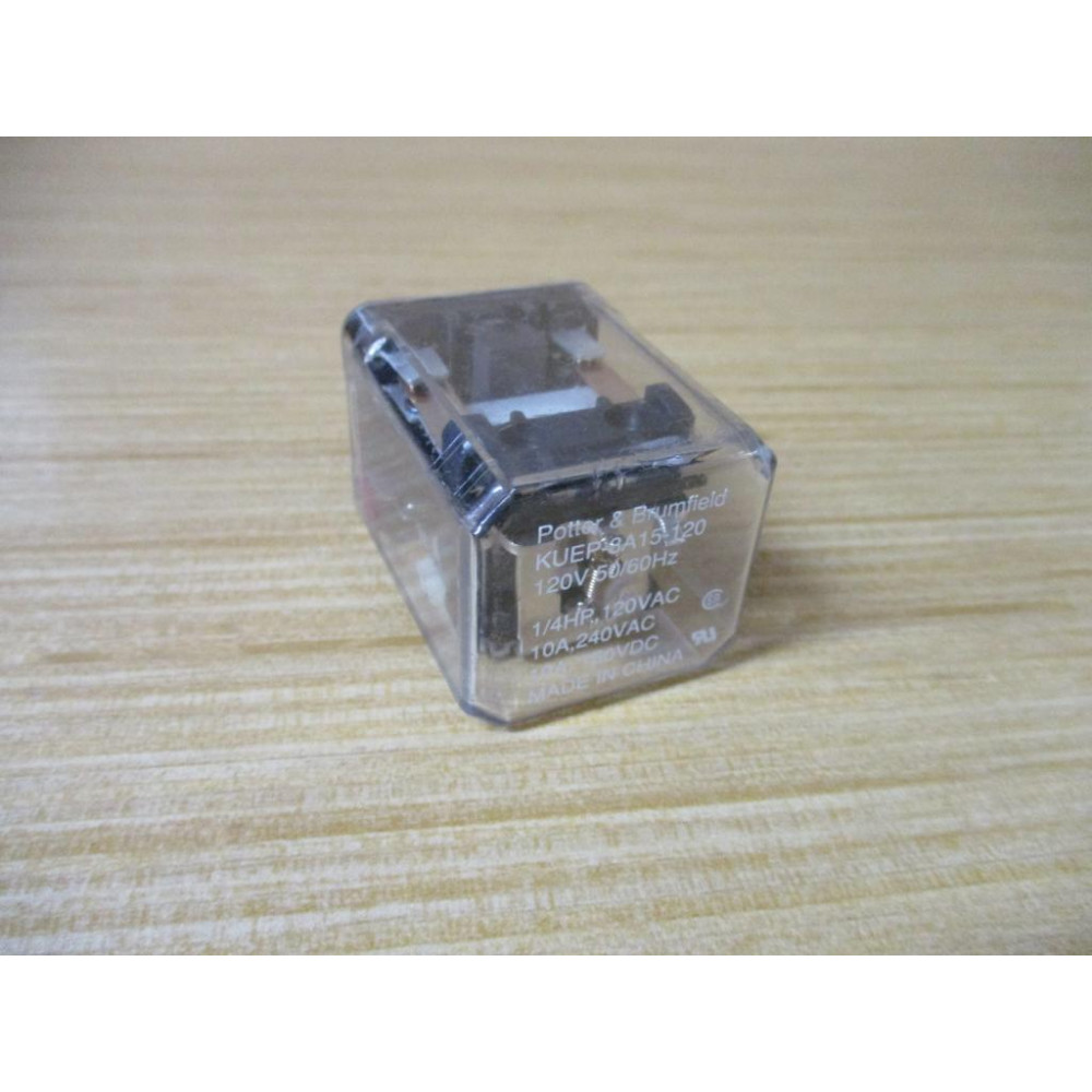 Potter & Brumfield KUEP-3A15-120V AC Relay KUEP-3A15-120VAC - Used Potter & Brumfield KUEP-3A15-120V AC Relay KUEP-3A15-120VAC - Used