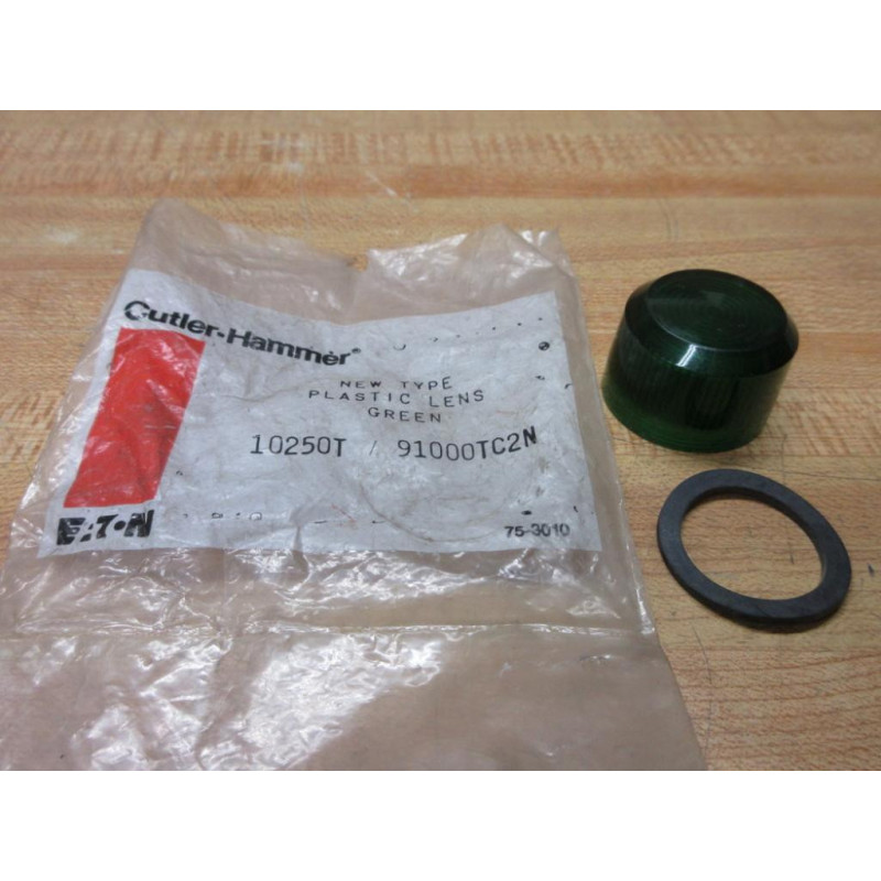 Cutler Hammer 10250TC2N Green Push Button Lens