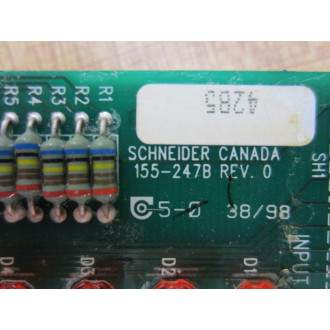 Schneider 155-247B Circuit Board 155247B - Used