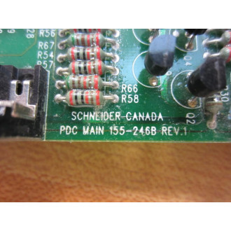 Schneider 155-246B PDC Main Board 155246B - Used