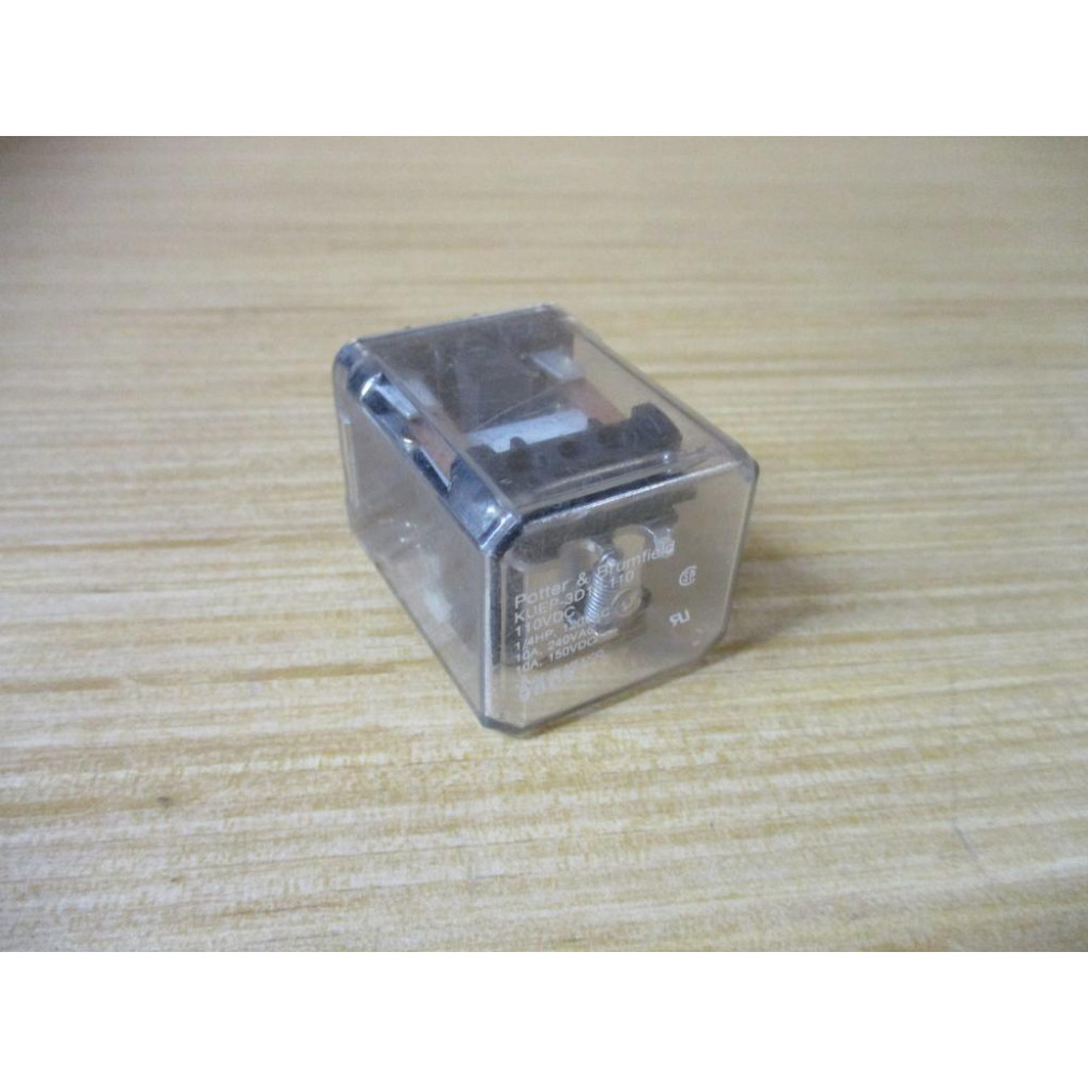 Potter & Brumfield KUEP-3D15-110 Relay KUEP-3D15-110VDC - Used