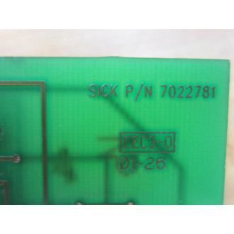 Sick 7022781 CircuitRelay Board - Used