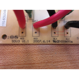 SDU3 Circuit Board 110-SDU3-000-00N - Used