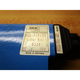 Sick WLL10-9103 Fiber Optic Switch 1 004 543 9227 - Used