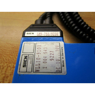 Sick WLL10-9103 Fiber Optic Switch 1 004 543 9227 - Used