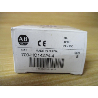 Allen Bradley 700-HC14Z24-4-24V DC Relay 700-HC14Z24-4-24VDC Ser. B