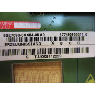 Siemens 6SE7090-0XX84-0KA0 Circuit Board SE. 477490.0000.02 - New No Box