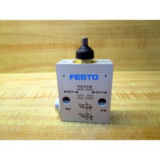 Festo V0-3-18 Stem Actuated Valve V0318