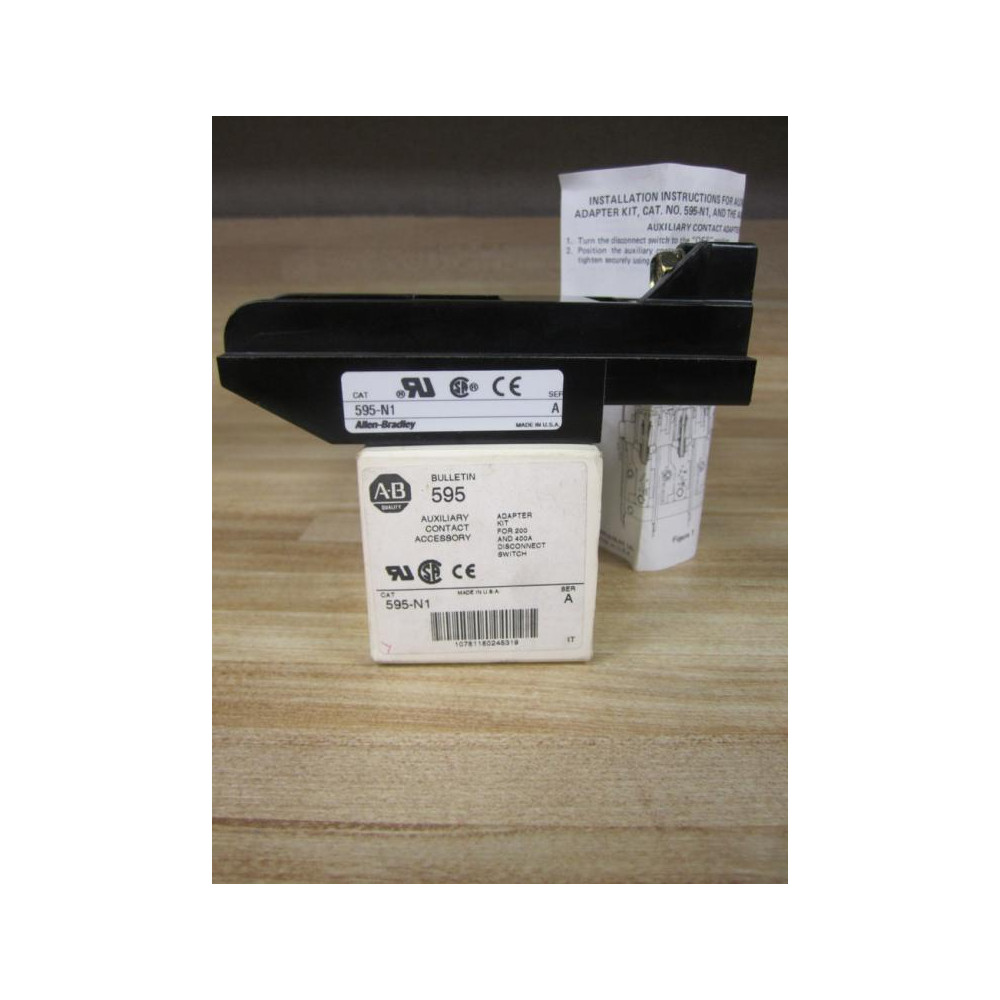 Allen Bradley 595-N1 Auxiliary Contact Accessory 595N1 Series A