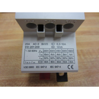 AEG 910-201-209 6.3-10A Starter MBS25 910-201-209-000