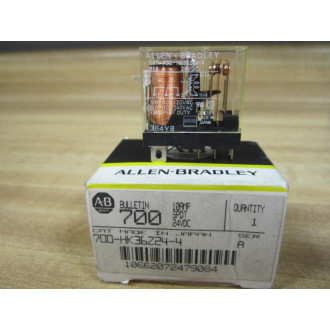 Allen Bradley 700-HK36Z24-4-24V DC Relay 700-HK36Z24-4 -24VDC Ser A