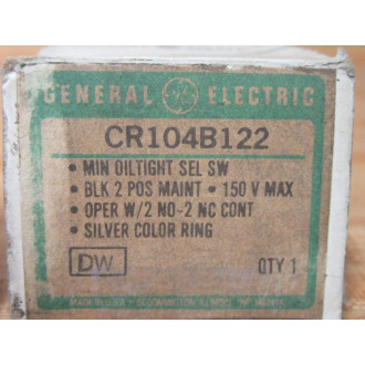 General Electric CR104B122 Selector Switch