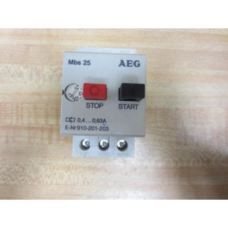 AEG 910-201-203 Motor Starter MBS25  254189