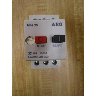 AEG 910-201-203 Motor Starter MBS25  254189