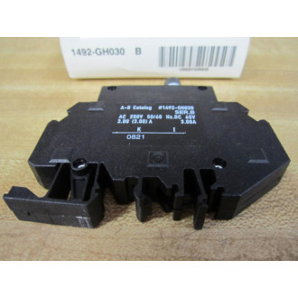 Allen Bradley 1492-GH030 Circuit Breaker 3A 1492GH030 Series B