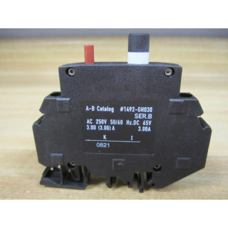 Allen Bradley 1492-GH030 Circuit Breaker 3A 1492GH030 Series B