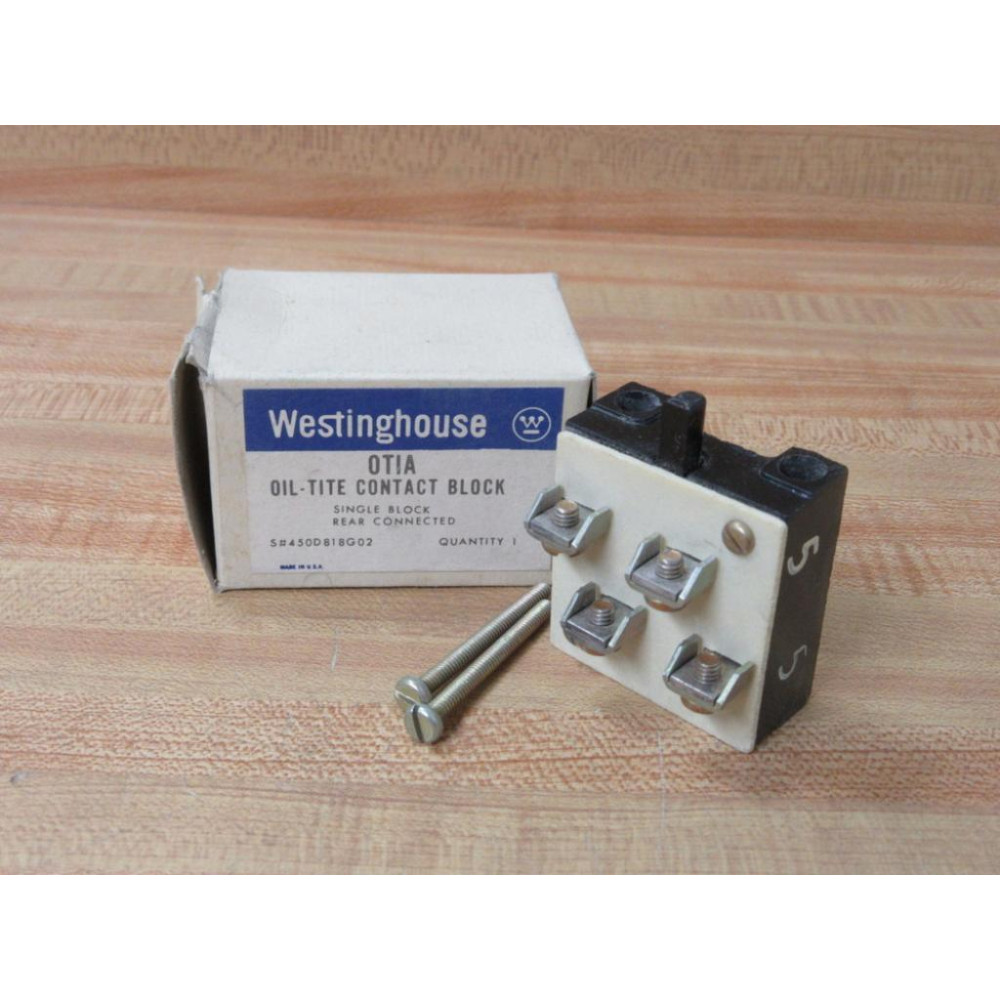 Westinghouse OT1A Contact Block 0TIA 450D818G02