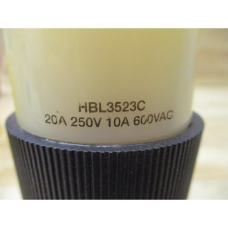 Hubbell HBL3523C Locking Plug Connector Body 3523C