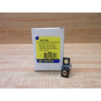Square D AR2.98 Overload Relay Thermal Heater Unit  AR298