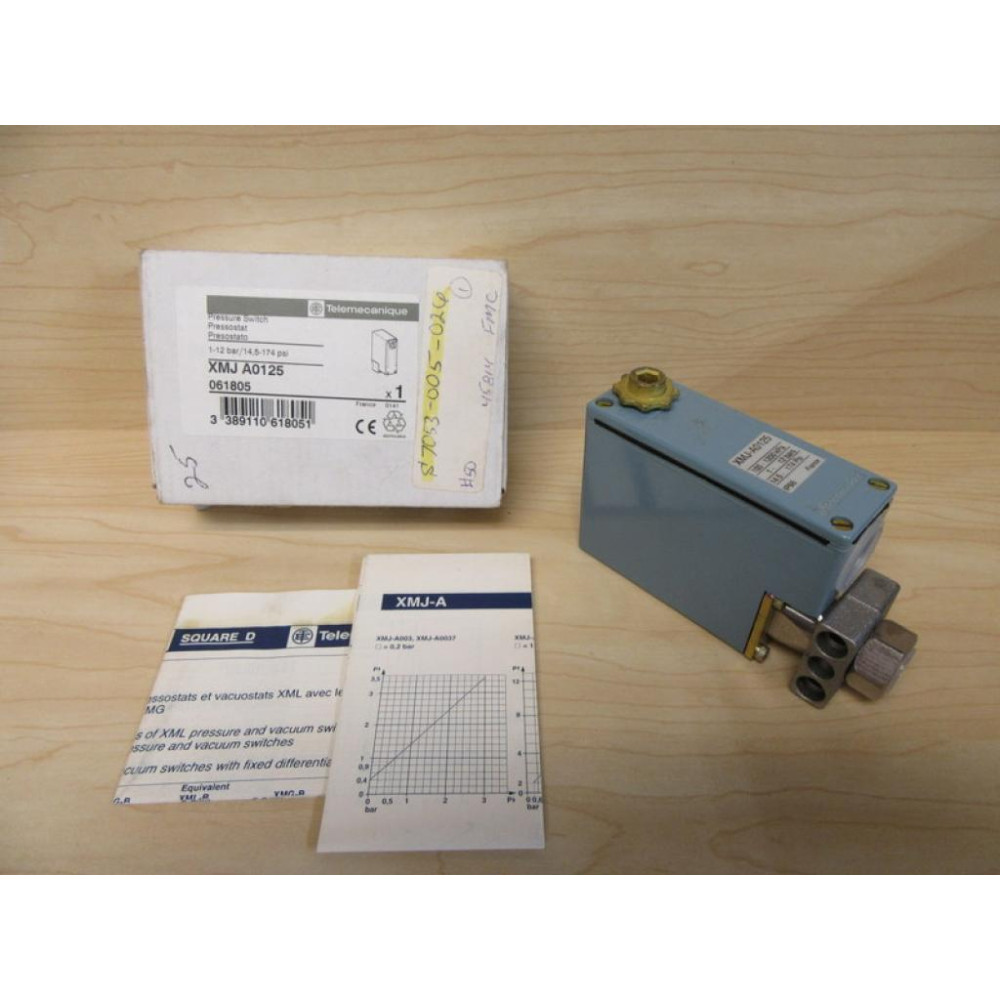 Telemecanique XMJ A0125 Pressure Switch