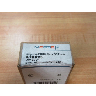 Gould Shawmut Ferraz ATDR25 Mersen Fuse Cross Ref 4ZAX7 (Pack of 10)