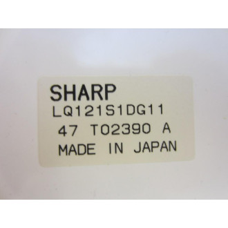 Sharp LQ121S1DG11 Panel Display wWires&Connector - Used