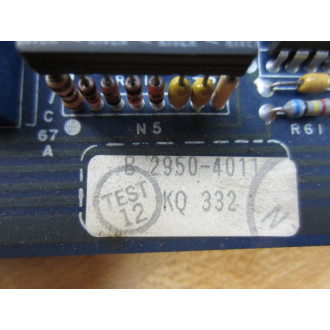 Nidec 4950-4011 Prism Control Board 2950-2000 - Used