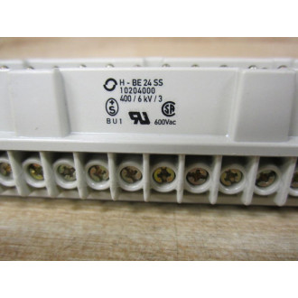 Harting 10204000 Rectangular Connector H-BE24SS - New No Box